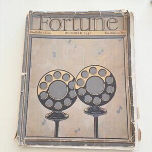 Fortune Magazine October 1931 John Clinton Ellis Roosevelt Empire State Building